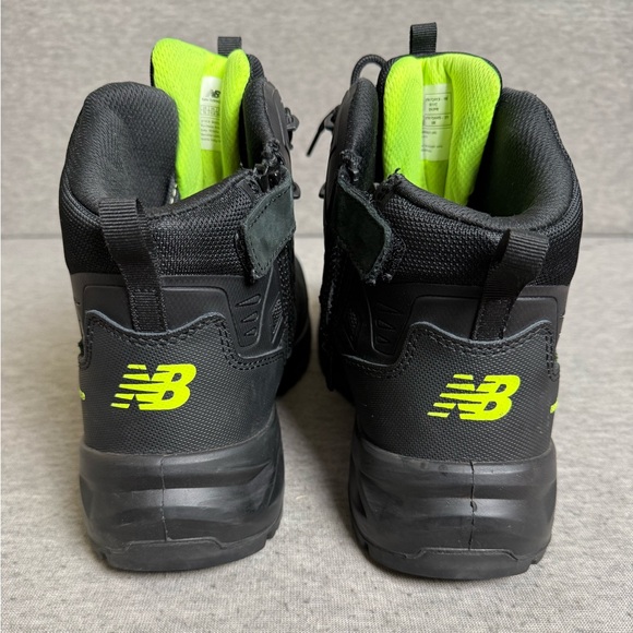 New Balance Men’s Safety Toe Work Boots Black Green Safety Toe Size 12 Lace-Up - Picture 5 of 8